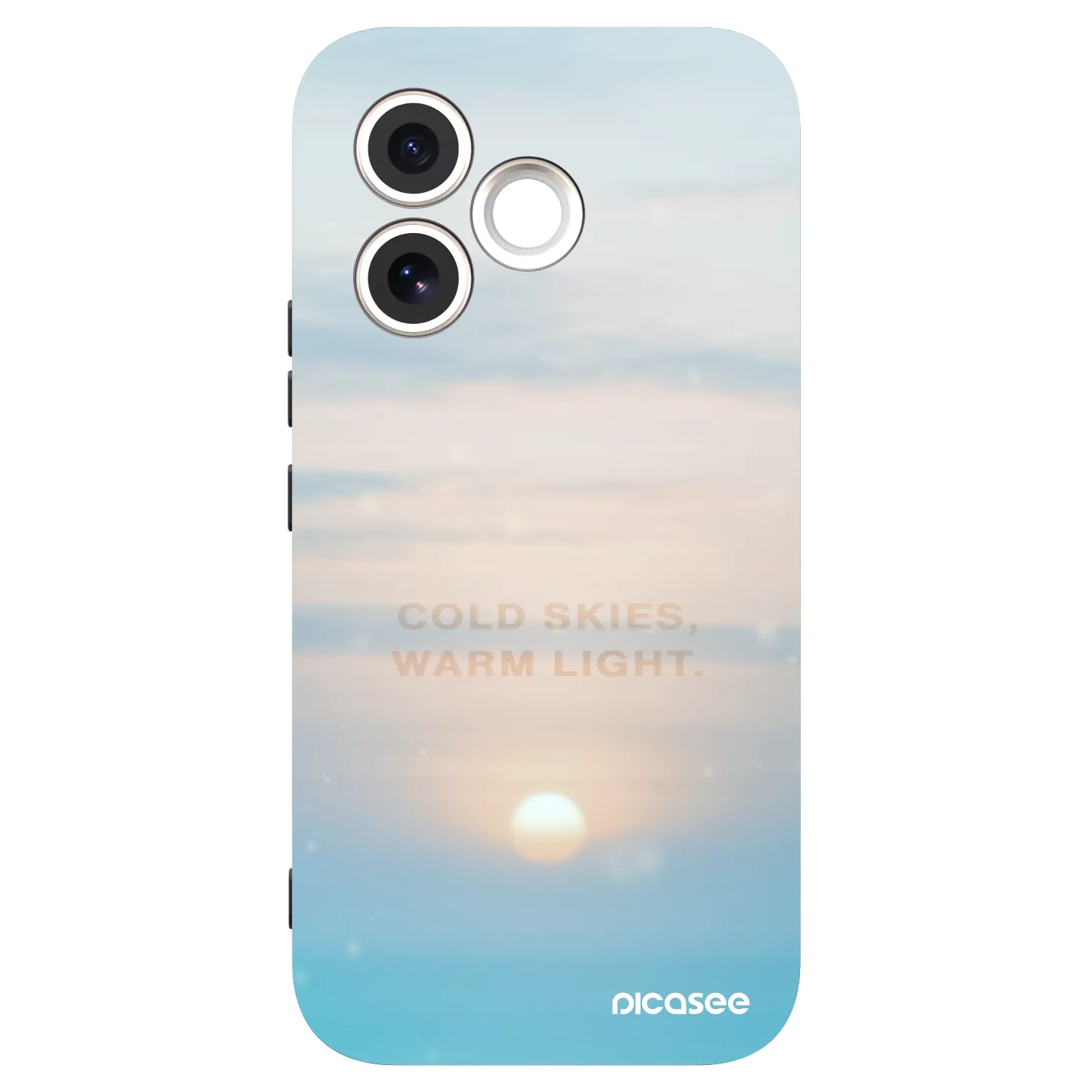 Picasee fekete szilikon tok az alábbi mobiltelefonokra Honor 600 Lite - COLD SKIES