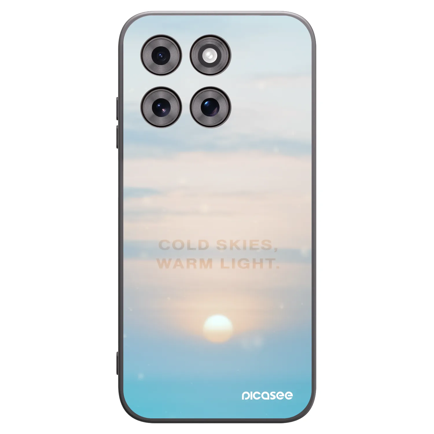 Picasee fekete szilikon tok az alábbi mobiltelefonokra Motorola Moto G77 - COLD SKIES