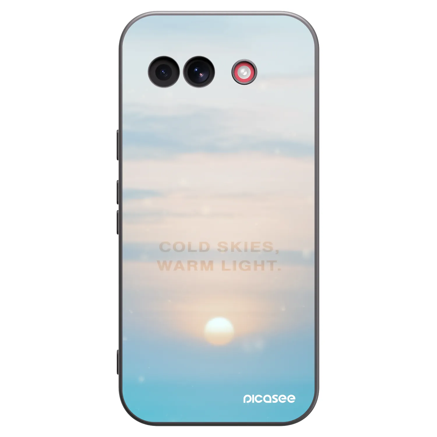 Picasee fekete szilikon tok az alábbi mobiltelefonokra Google Pixel 10a - COLD SKIES
