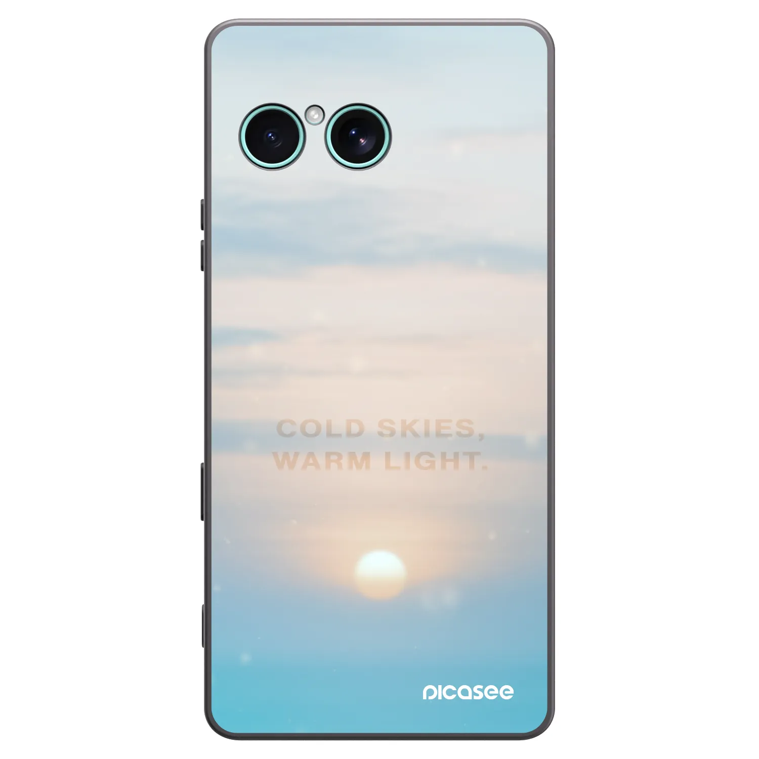 Picasee fekete szilikon tok az alábbi mobiltelefonokra Sony Xperia 10 VII - COLD SKIES