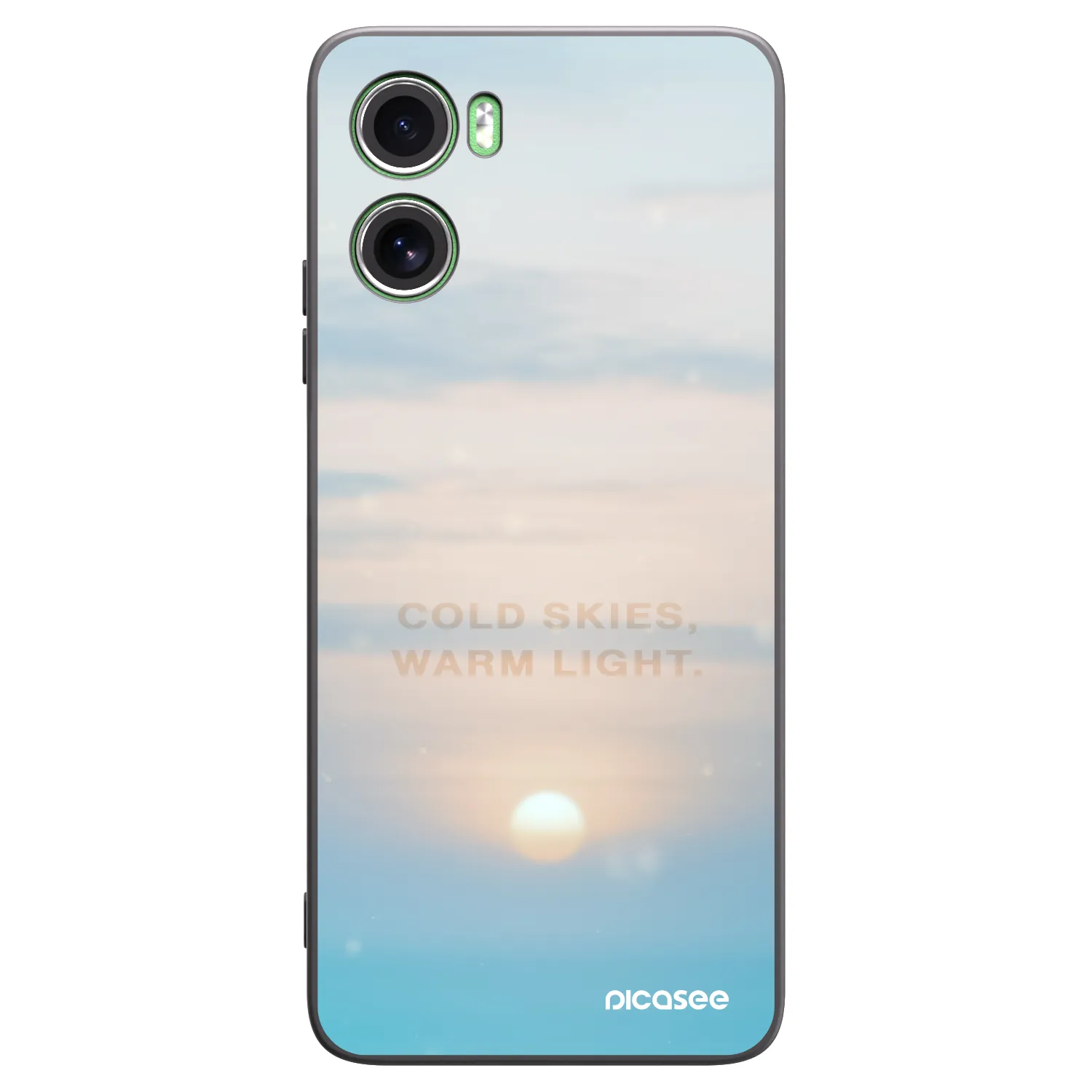 Picasee fekete szilikon tok az alábbi mobiltelefonokra Motorola Moto G06 - COLD SKIES
