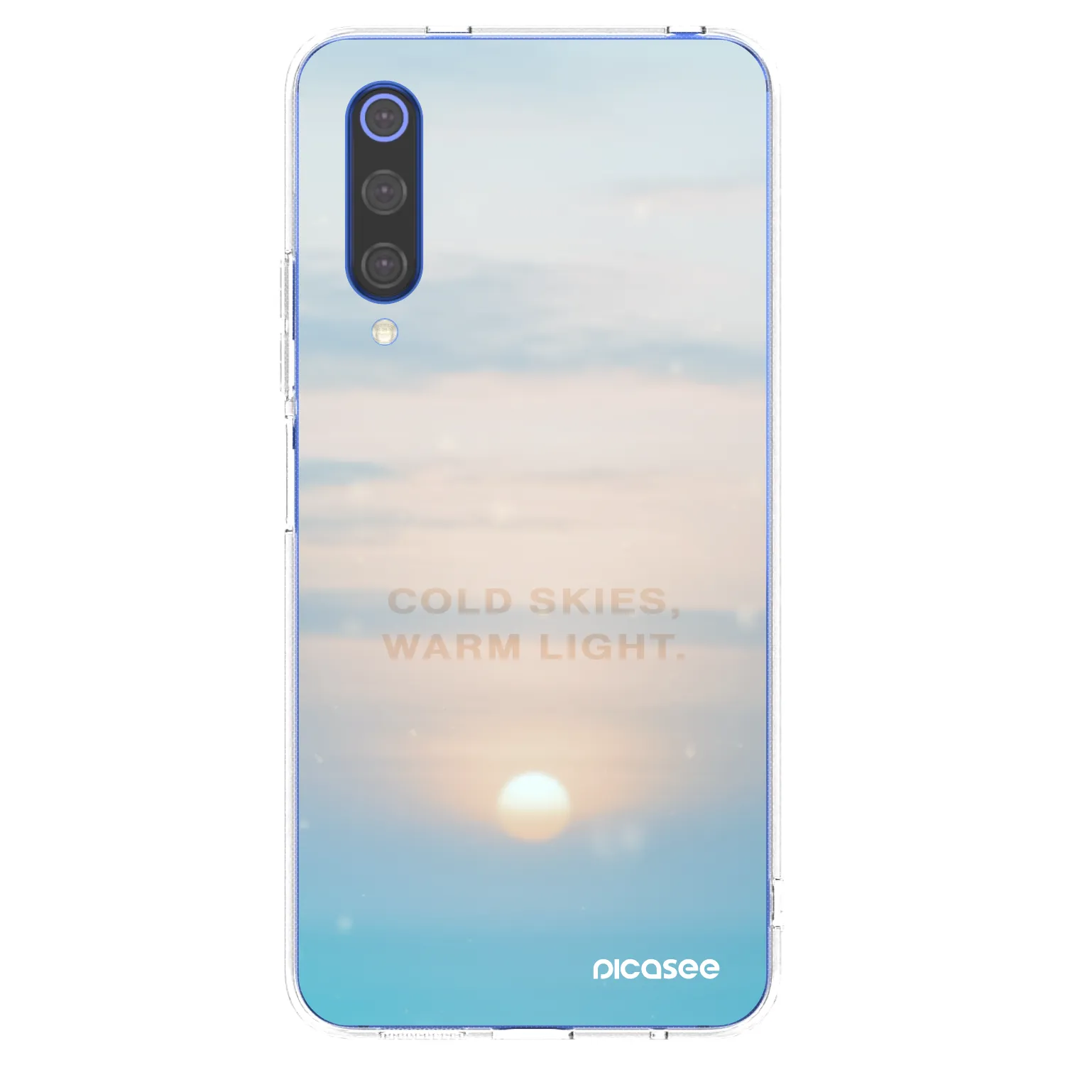 Picasee átlátszó szilikon tok az alábbi mobiltelefonokra Xiaomi Mi 9 SE - COLD SKIES