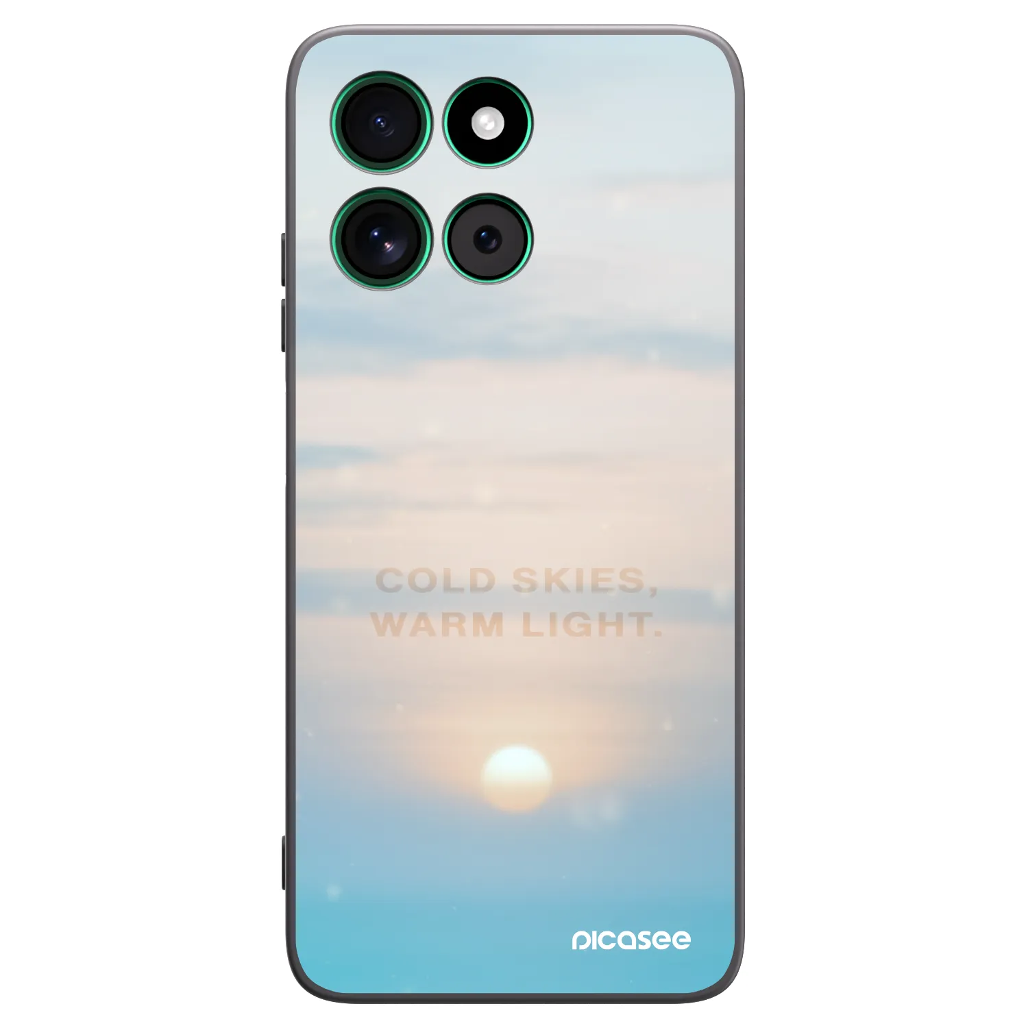 Picasee fekete szilikon tok az alábbi mobiltelefonokra Motorola Moto G57 Power - COLD SKIES