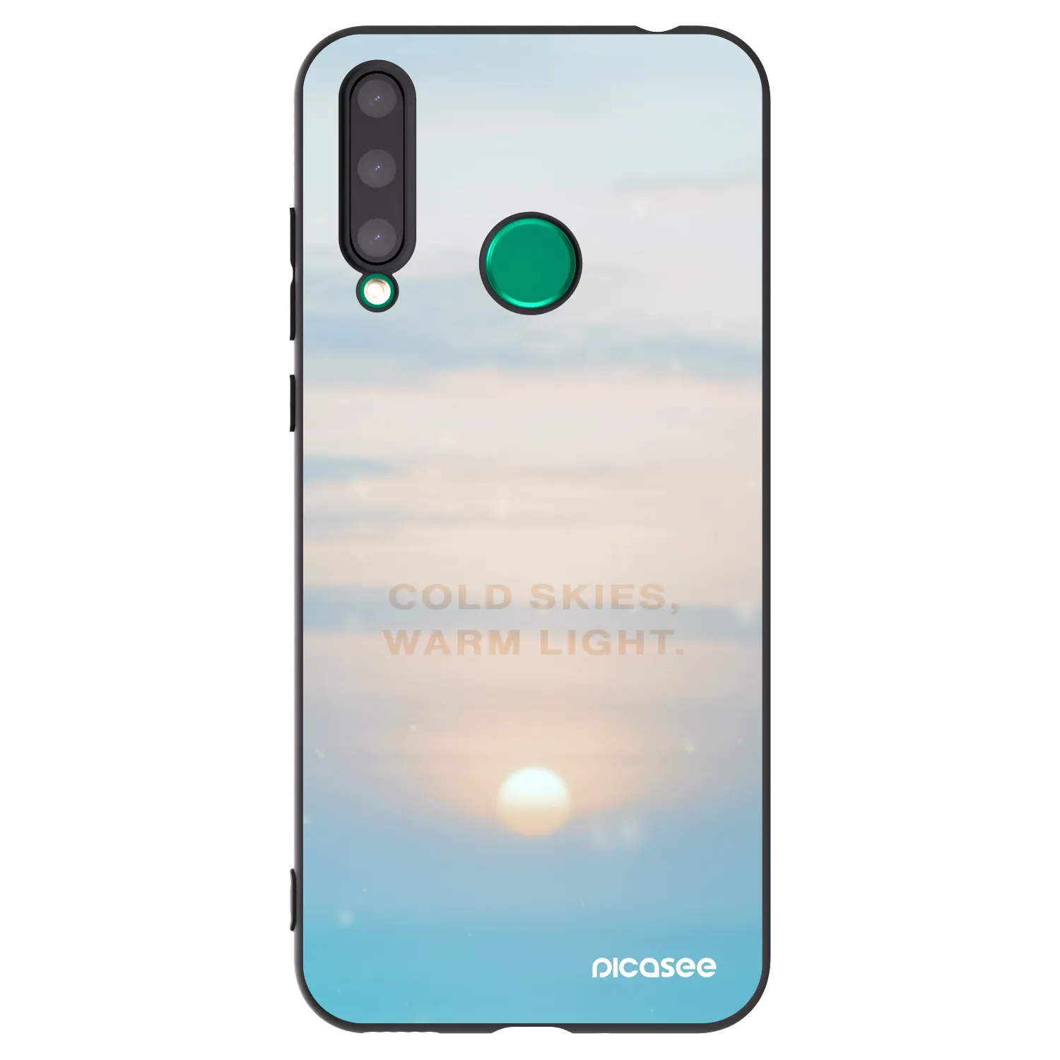 Picasee fekete szilikon tok az alábbi mobiltelefonokra Honor 20 Lite - COLD SKIES