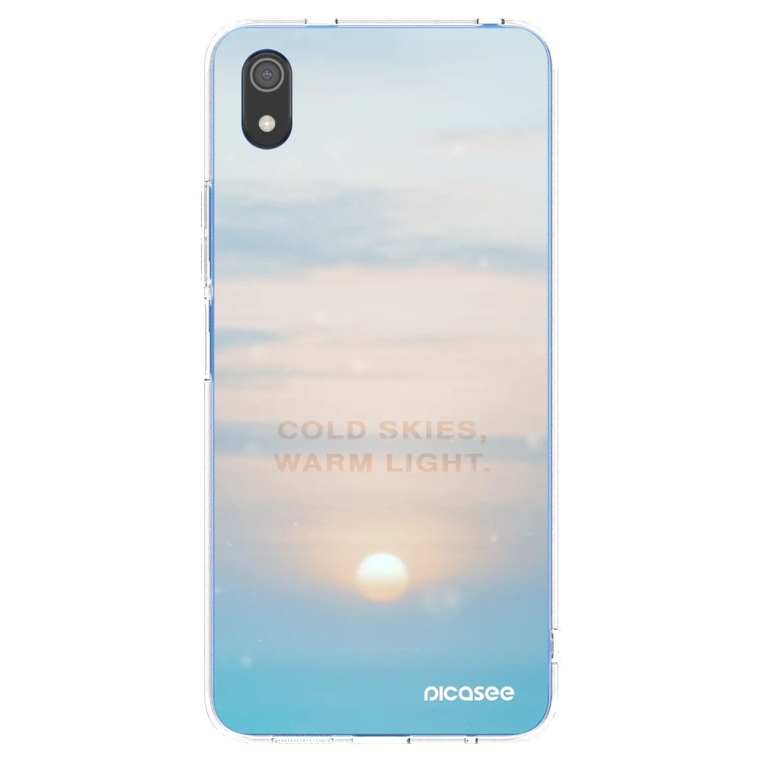 Picasee átlátszó szilikon tok az alábbi mobiltelefonokra Xiaomi Redmi 7A - COLD SKIES