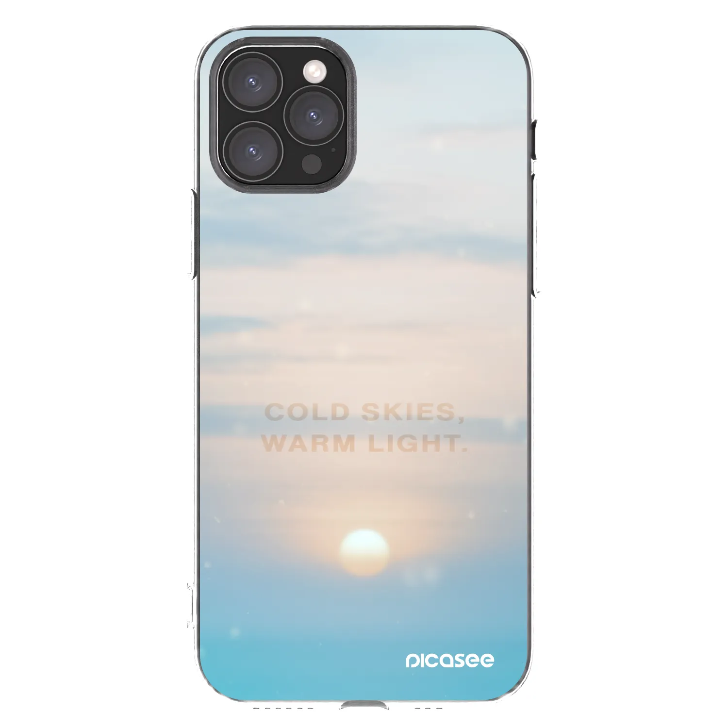 Picasee átlátszó szilikon tok az alábbi mobiltelefonokra Apple iPhone 11 Pro - COLD SKIES