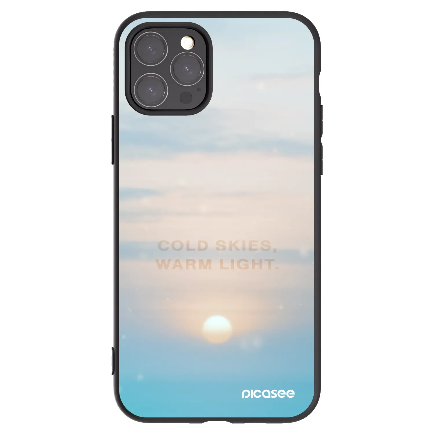 Picasee fekete szilikon tok az alábbi mobiltelefonokra Apple iPhone 11 Pro - COLD SKIES