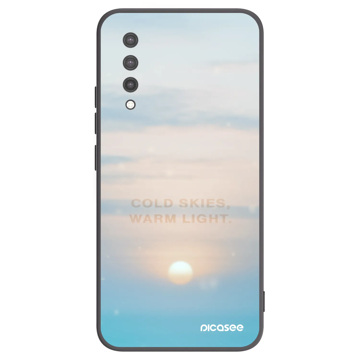 Picasee fekete szilikon tok az alábbi mobiltelefonokra Xiaomi Mi 9 Lite - COLD SKIES
