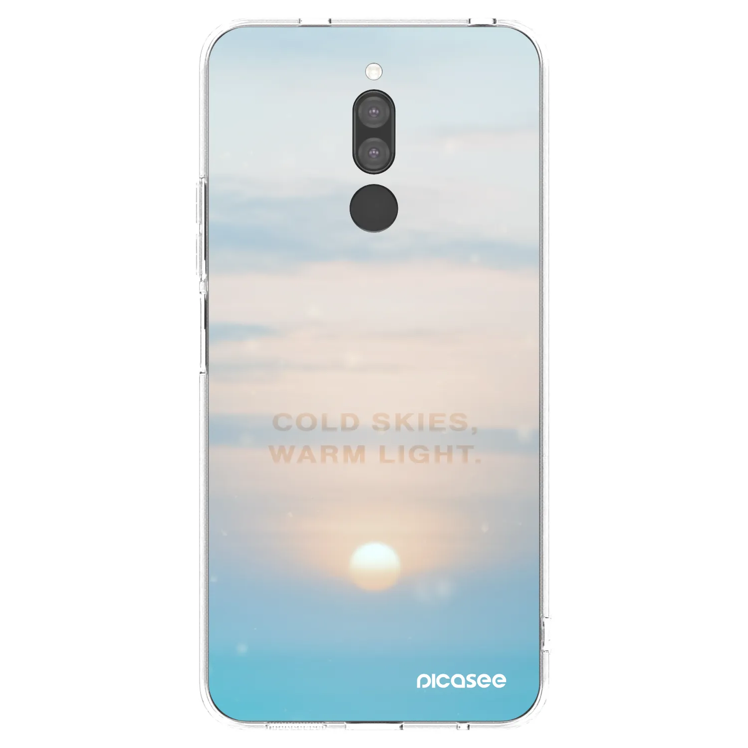 Picasee átlátszó szilikon tok az alábbi mobiltelefonokra Xiaomi Redmi 8 - COLD SKIES
