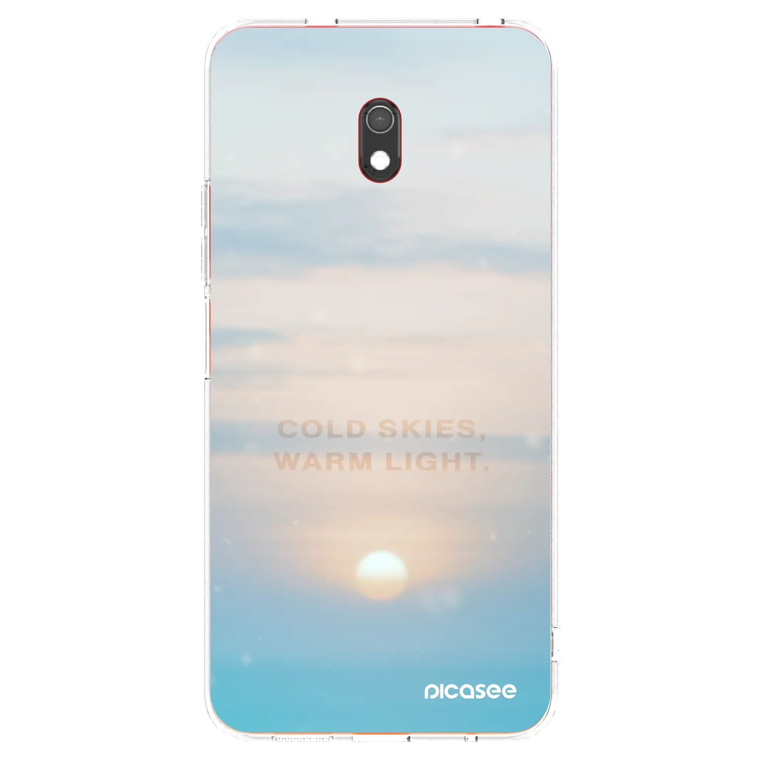 Picasee átlátszó szilikon tok az alábbi mobiltelefonokra Xiaomi Redmi 8A - COLD SKIES