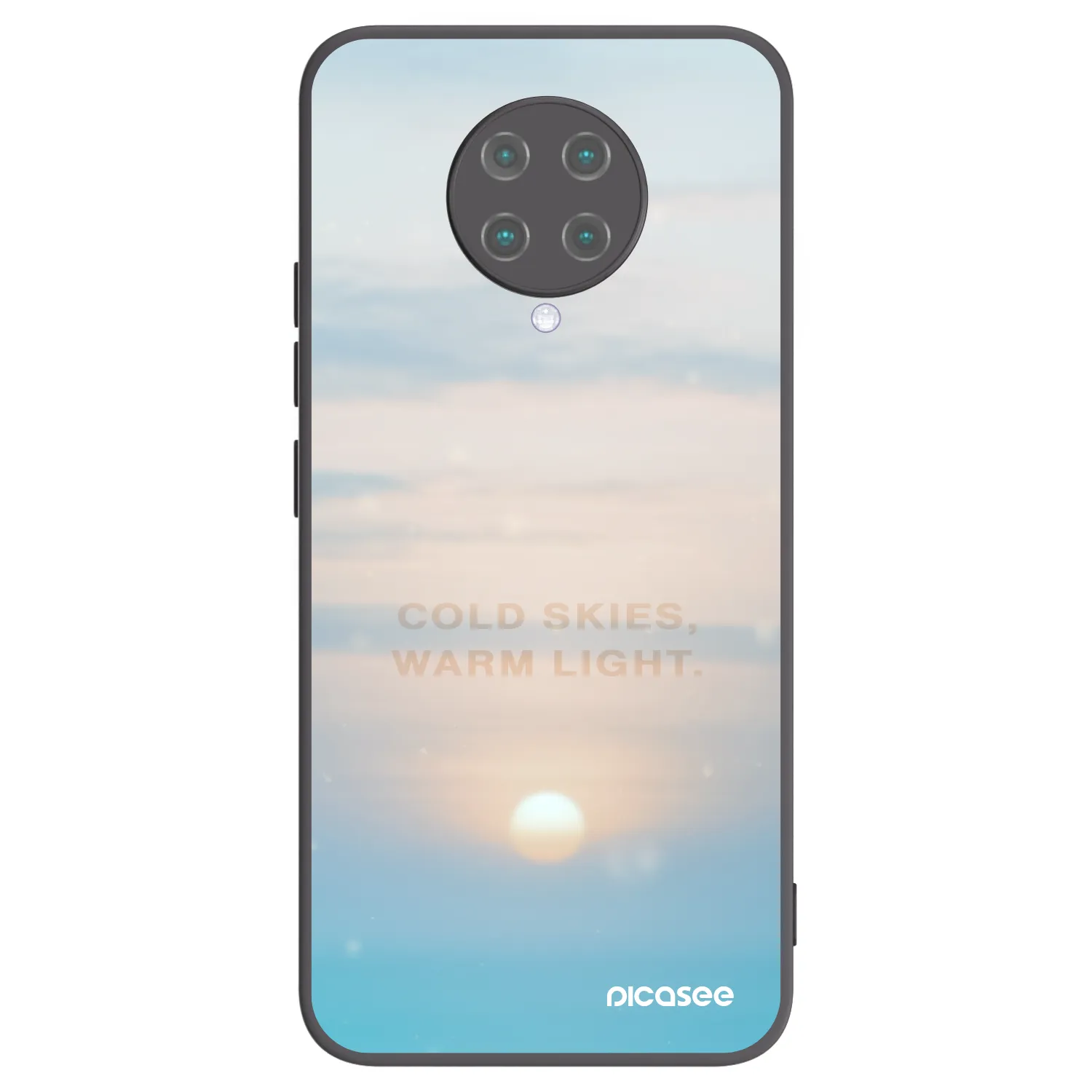 Picasee fekete szilikon tok az alábbi mobiltelefonokra Xiaomi Poco F2 Pro - COLD SKIES