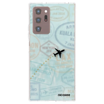 Picasee átlátszó szilikon tok az alábbi mobiltelefonokra Samsung Galaxy Note 20 Ultra - FLIGHT PATH