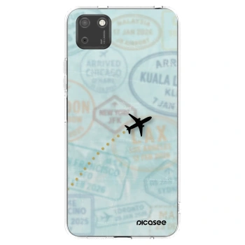 Picasee átlátszó szilikon tok az alábbi mobiltelefonokra Huawei Y5P - FLIGHT PATH