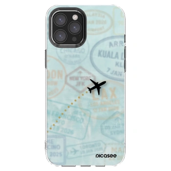 Picasee átlátszó szilikon tok az alábbi mobiltelefonokra Apple iPhone 12 Pro Max - FLIGHT PATH