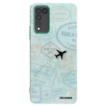 Picasee átlátszó szilikon tok az alábbi mobiltelefonokra Honor 10X Lite - FLIGHT PATH