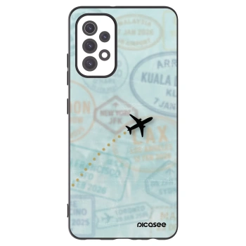 Picasee fekete szilikon tok az alábbi mobiltelefonokra Samsung Galaxy A32 5G A326B - FLIGHT PATH