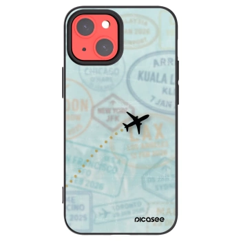 Picasee fekete szilikon tok az alábbi mobiltelefonokra Apple iPhone 13 mini - FLIGHT PATH