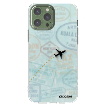 Picasee átlátszó szilikon tok az alábbi mobiltelefonokra Apple iPhone 13 Pro Max - FLIGHT PATH
