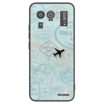 Picasee fekete szilikon tok az alábbi mobiltelefonokra Xiaomi Mi 11 Ultra - FLIGHT PATH