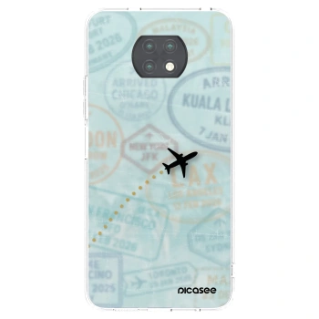 Picasee átlátszó szilikon tok az alábbi mobiltelefonokra Xiaomi Redmi Note 9T - FLIGHT PATH