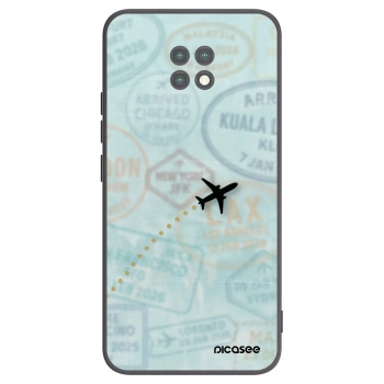 Picasee fekete szilikon tok az alábbi mobiltelefonokra Xiaomi Redmi Note 9T - FLIGHT PATH