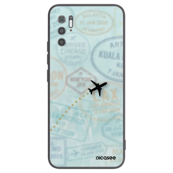 Picasee fekete szilikon tok az alábbi mobiltelefonokra Xiaomi Poco M3 Pro 5G - FLIGHT PATH
