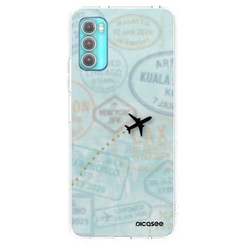 Picasee átlátszó szilikon tok az alábbi mobiltelefonokra Motorola Moto G60 - FLIGHT PATH