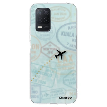 Picasee átlátszó szilikon tok az alábbi mobiltelefonokra Realme 8 5G - FLIGHT PATH