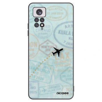 Picasee fekete szilikon tok az alábbi mobiltelefonokra Xiaomi Redmi Note 11 - FLIGHT PATH