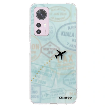 Picasee átlátszó szilikon tok az alábbi mobiltelefonokra Xiaomi 12 - FLIGHT PATH