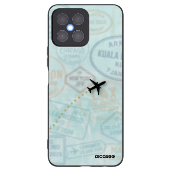 Picasee fekete szilikon tok az alábbi mobiltelefonokra Honor X8 4G - FLIGHT PATH