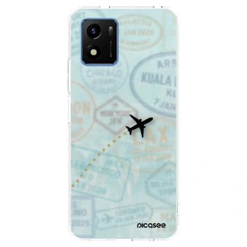 Picasee átlátszó szilikon tok az alábbi mobiltelefonokra Vivo Y01 - FLIGHT PATH