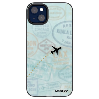 Picasee fekete szilikon tok az alábbi mobiltelefonokra Apple iPhone 14 Plus - FLIGHT PATH