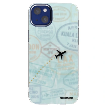 Picasee átlátszó szilikon tok az alábbi mobiltelefonokra Apple iPhone 14 Plus - FLIGHT PATH
