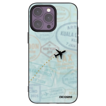 Picasee fekete szilikon tok az alábbi mobiltelefonokra Apple iPhone 14 Pro Max - FLIGHT PATH