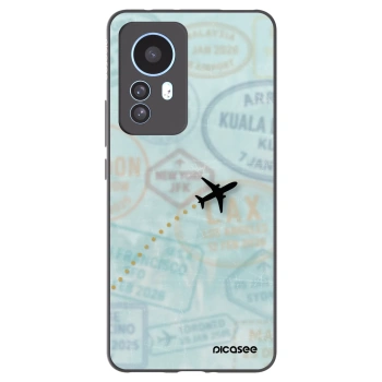 Picasee fekete szilikon tok az alábbi mobiltelefonokra Xiaomi 12T - FLIGHT PATH