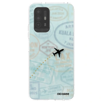 Picasee átlátszó szilikon tok az alábbi mobiltelefonokra OPPO A94 5G - FLIGHT PATH