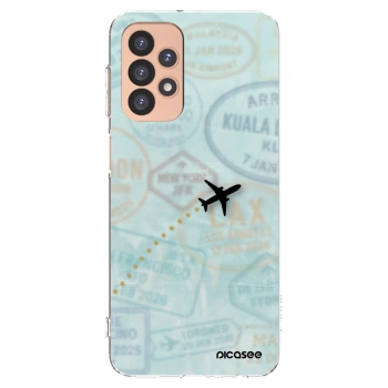 Picasee átlátszó szilikon tok az alábbi mobiltelefonokra Samsung Galaxy A23 A236B 5G - FLIGHT PATH