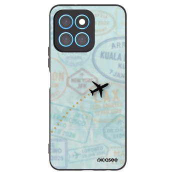 Picasee fekete szilikon tok az alábbi mobiltelefonokra Honor X8 5G - FLIGHT PATH