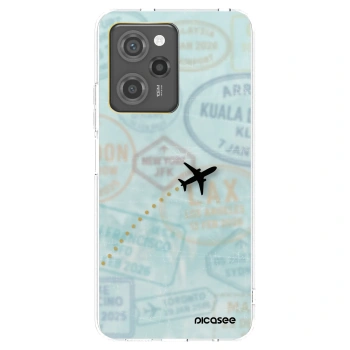 Picasee fekete szilikon tok az alábbi mobiltelefonokra Xiaomi Poco X5 Pro - FLIGHT PATH
