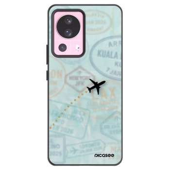 Picasee fekete szilikon tok az alábbi mobiltelefonokra Xiaomi 13 Lite - FLIGHT PATH