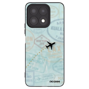 Picasee fekete szilikon tok az alábbi mobiltelefonokra Honor X8a - FLIGHT PATH