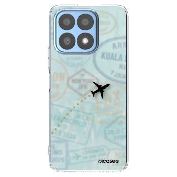 Picasee átlátszó szilikon tok az alábbi mobiltelefonokra Honor X8a - FLIGHT PATH