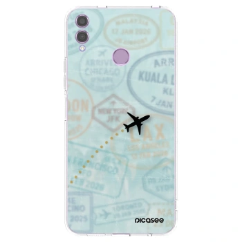 Picasee átlátszó szilikon tok az alábbi mobiltelefonokra Honor 8X - FLIGHT PATH