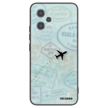 Picasee fekete szilikon tok az alábbi mobiltelefonokra Xiaomi Redmi Note 12 5G - FLIGHT PATH
