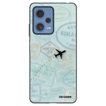 Picasee fekete szilikon tok az alábbi mobiltelefonokra Xiaomi Redmi Note 12 Pro 5G - FLIGHT PATH