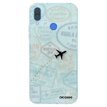 Picasee átlátszó szilikon tok az alábbi mobiltelefonokra Huawei Nova 3i - FLIGHT PATH