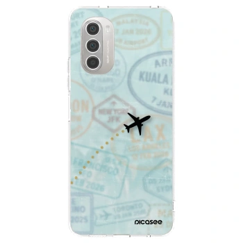 Picasee átlátszó szilikon tok az alábbi mobiltelefonokra Motorola Moto G51 - FLIGHT PATH