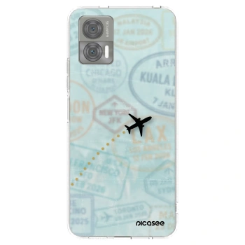 Picasee átlátszó szilikon tok az alábbi mobiltelefonokra Motorola Edge 30 Neo - FLIGHT PATH