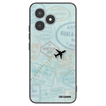 Picasee fekete szilikon tok az alábbi mobiltelefonokra Realme C53 - FLIGHT PATH
